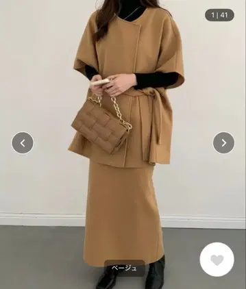 ECLIN 니트 멜톤 셋업