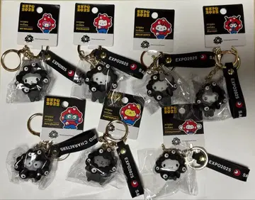 만박 한정판 산리오 블랙 미야쿠미야쿠  키링 컴플리트 7종