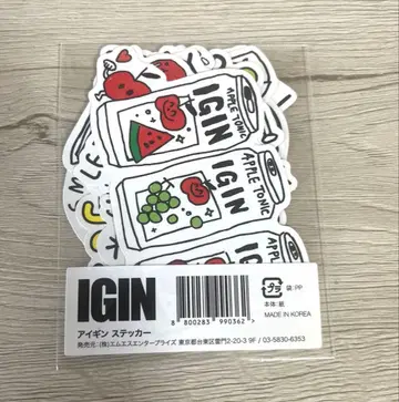 IGIN 팝업 스티커