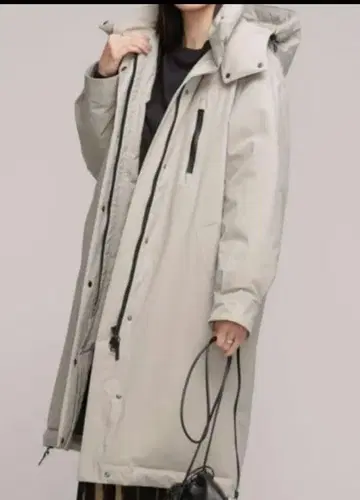 나노 유니버스 니시카와 다운 솔로텍스 롱다운 다운 코트