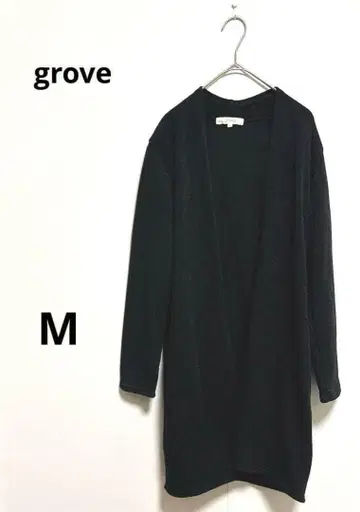 그로브 가디건 루즈핏 니트 겉옷 모노톤 세련된 고급 M