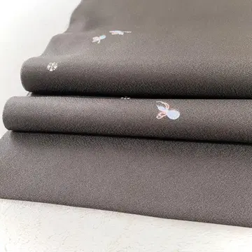 코몬 폴리에스테르 워셔블 옷감 중고품 차콜 그레이 pt046