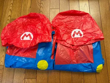 마리오 캐릭터 레인코트 프리 사이즈