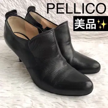 부츠 여성용 23.5 블랙 PELLICO 펠리코 숏부츠