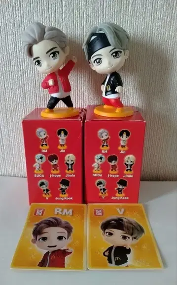 타이니탄 BTS RM V 피규어 세트