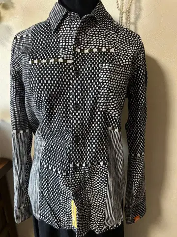 소우소우 타카시마치쿠레 20/20 셔츠/마가사네 흑먹색에 이끼