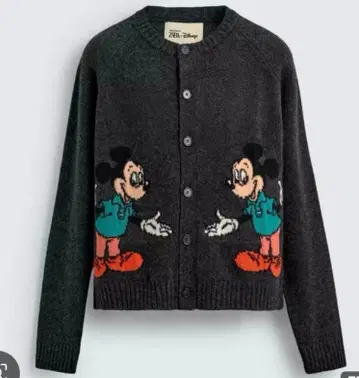 ZARA 미키마우스 가디건