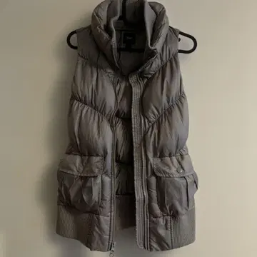 Gap 퀼팅 다운 베스트 XXS 그레이