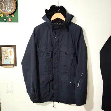 EngineeredGarments 필드 후드티 M 네이비