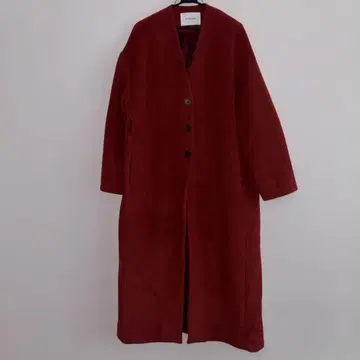 스타일믹서 노카라 벨트 허리 코트