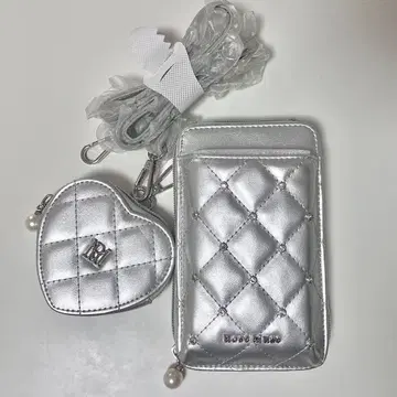 [ 완판템/미사용 새상품 ] 로제 뮤즈 미니 숄더 ( 실버 )