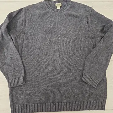 L.L.Bean 엘엘빈 코튼 니트 스웨터 차콜 구제 의류