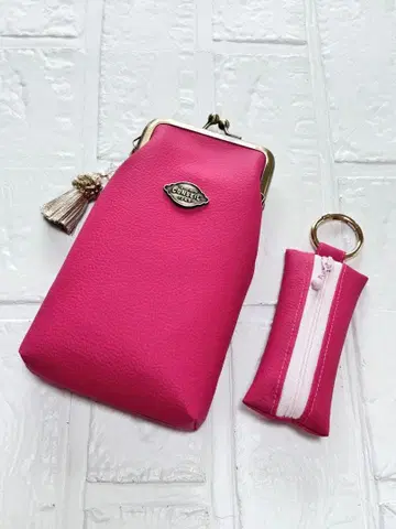 핑크 안경 케이스 & 미니 파우치