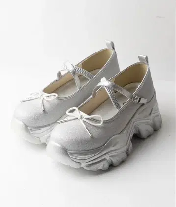 실버 통굽 멜리 제인 슈즈