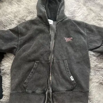 Younger Song 그레이 집업 후드티 L 사이즈