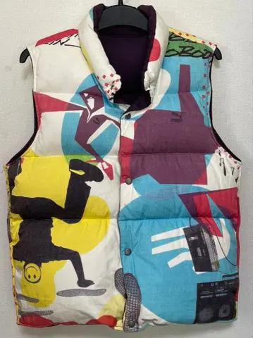 PUMA (푸마) 리버서블 다운 베스트 XXL