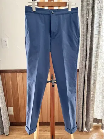 TOMORROWLAND 스트레치 더블 크로스 노 플리츠 이지 슬랙스