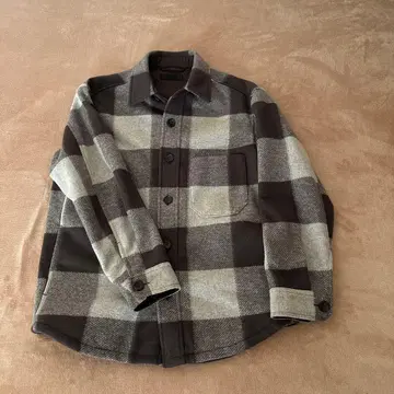 컨디션 최상 두꺼운 원단 셔츠 아우터 남성용 S