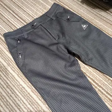 르꼬끄 스포르티브 롱 팬츠 속기모(플리스) 그레이 체크