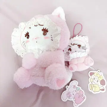 mikko 캐릭터 후와후와 BABY 봉제 인형 무스