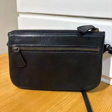 B.stuff 오지갑 숄더 블랙 가죽