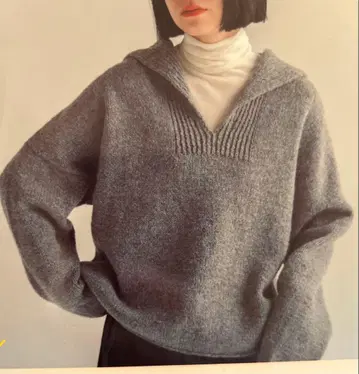 세일러 칼라 니트 스웨터