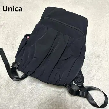 [ 컨디션 최상 ] Unica 니카 개더 백팩 블랙