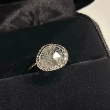 WILLIAM WELSTEAD 슬라이스 다이아몬드 WG 반지