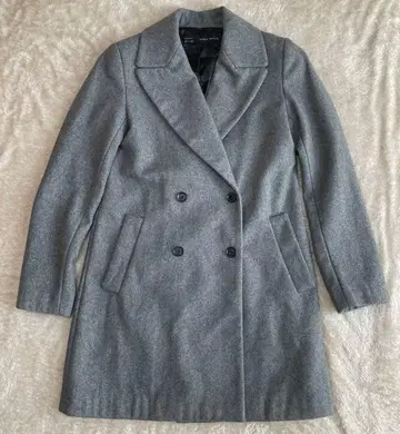 ZARA BASIC 그레이 체스터 코트 (중고품)