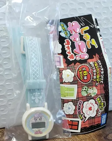 수호캐릭터 디지털 시계 스카이블루 캐릭터 포함