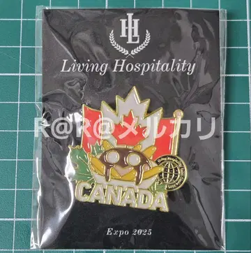 박람회 EXPO2025 캐나다관 핀 배지 감자 캐나다 파빌리온