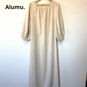 Alumu. 알무 볼륨 슬리브 원피스