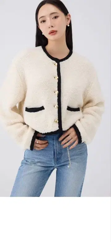 eimy istoire 테디 니트 자켓