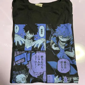 나의 히어로 아카데미아 히로아카 빅 실루엣 T셔츠 다비 생일