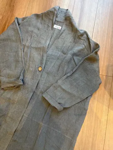 CHISHIRO 햇볕에 말린 린넨 싱글 버튼 로프