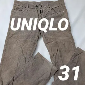 UNIQLO 유니클로 브라운 코듀로이 팬츠 31 사이즈