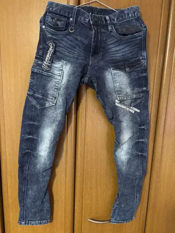 다크 데님 카고 팬츠 #73552