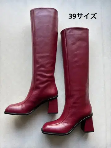 새상품 tela 롱 부츠 39