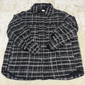 [ 미사용 새상품 ] 정가 8499엔! H&M 여성용 아우터 체크 자켓