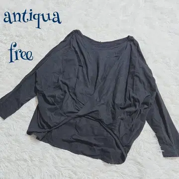 [빈티지] 돌먼 카슈쿨 꼬임 디자인 롱T free 개성적