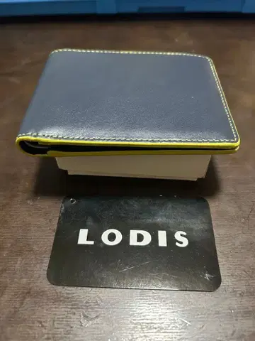 Lodis 네이비 접이식 지갑