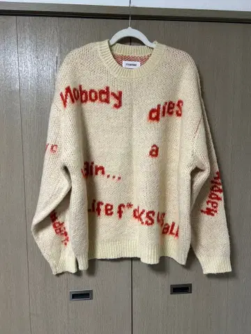 CIAOPANIC 핸드크라프트 로고 니트 니트