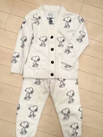 스누피 플리스 룸웨어 세트