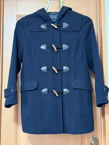 Olive 더플 코트 네이비 후드 부착 L 사이즈