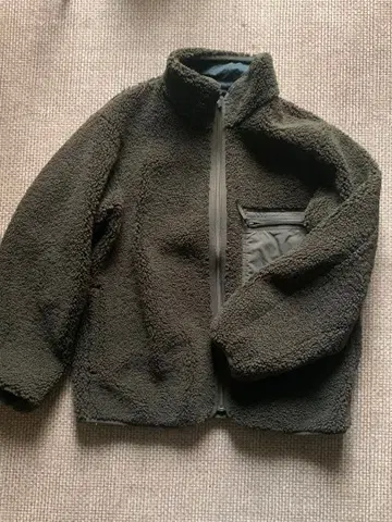 유니클로U 플리스 자켓 보아 자켓 양면