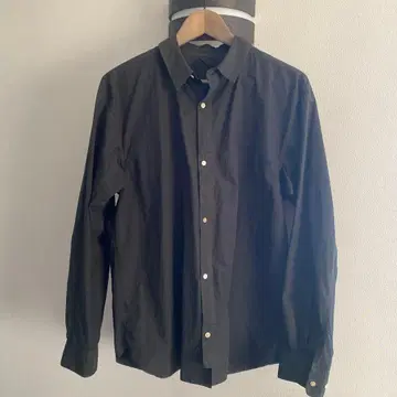 포스탈코 POSTALCO 블랙 드레스 셔츠 긴팔