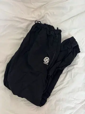 블랙 M 사이즈 팬츠