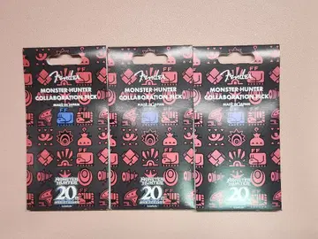 Fender 몬스터 헌터 콜라보 피크 (랜덤 4개입) x 3세트