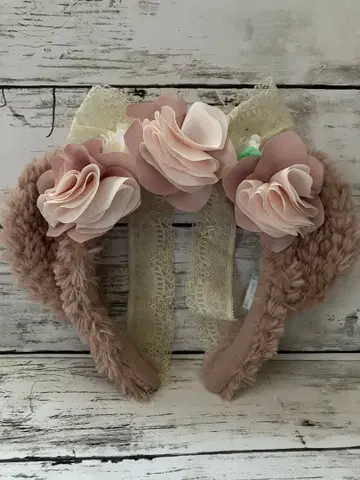 디즈니 리조트 스프링 인 블루 카츄샤 셰리메이 꽃 리본