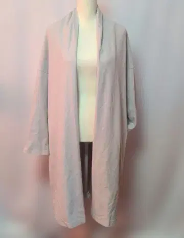 미사용 Bou jeloud 옅은 그레이 롱 코트